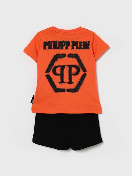 26SS [키즈] 필립 플레인 오버롤 S6PHNBTS132 957 01 Orange - PHILIPP PLEIN