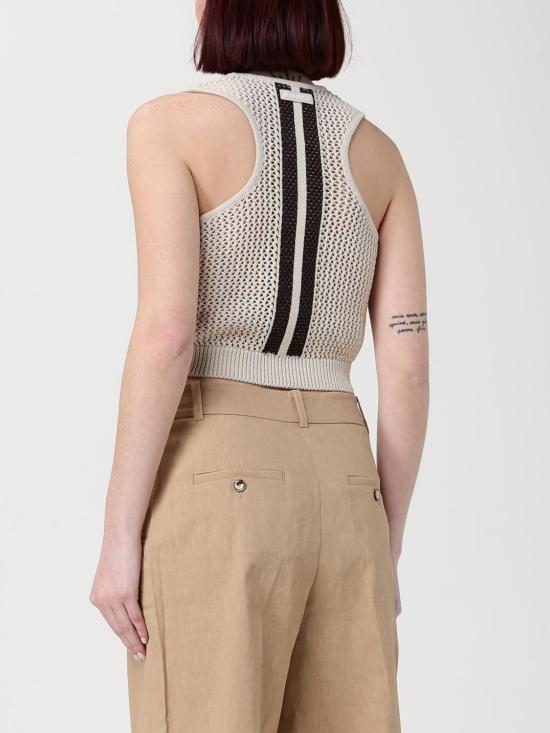 26SS 핑코 민소매 티셔츠 106837A3B4 C44 Grey - PINKO