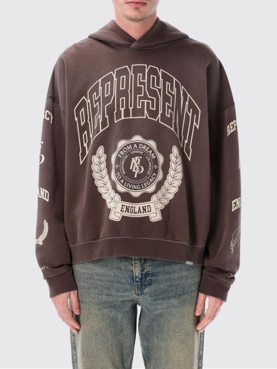 26SS 리프레젠트 후드 티셔츠 MLM100372 17 Black