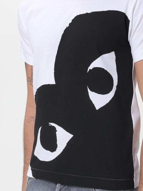 26SS 꼼데가르송 폴로 티셔츠 AXT347051 1 White - COMME DES GARCONS