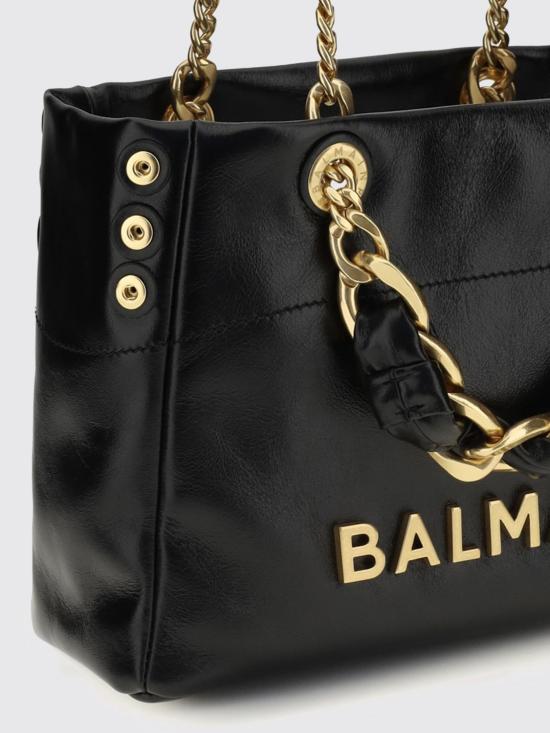 26SS 발망 토트백 GN0FD871LTFL 0PA Black - BALMAIN