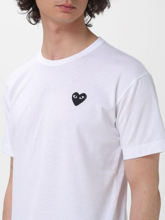 26SS 꼼데가르송 폴로 티셔츠 AXT064051 2 White - COMME DES GARCONS