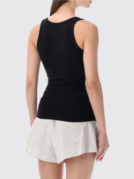 26SS MM6 메종마르지엘라 민소매 티셔츠 MKD520010 001 Black - MM6 MAISON MARGIELA