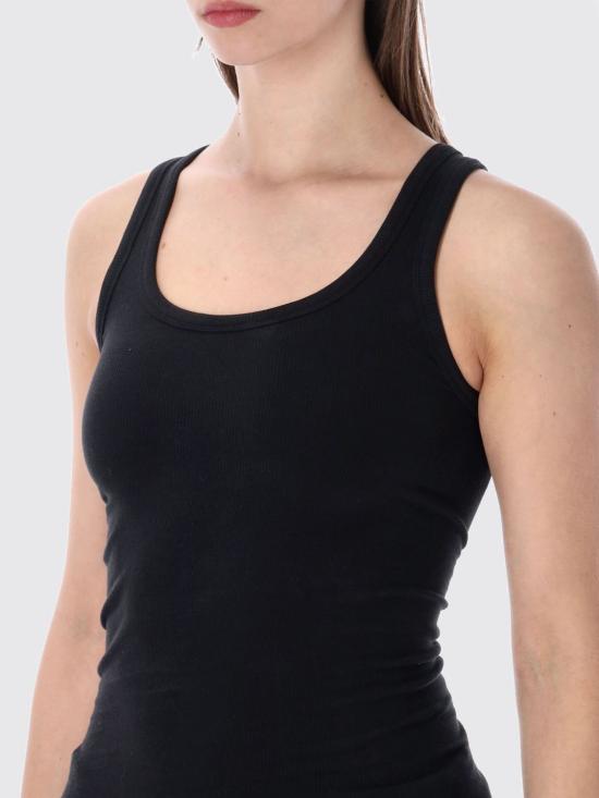 26SS MM6 메종마르지엘라 민소매 티셔츠 MKD520010 001 Black - MM6 MAISON MARGIELA