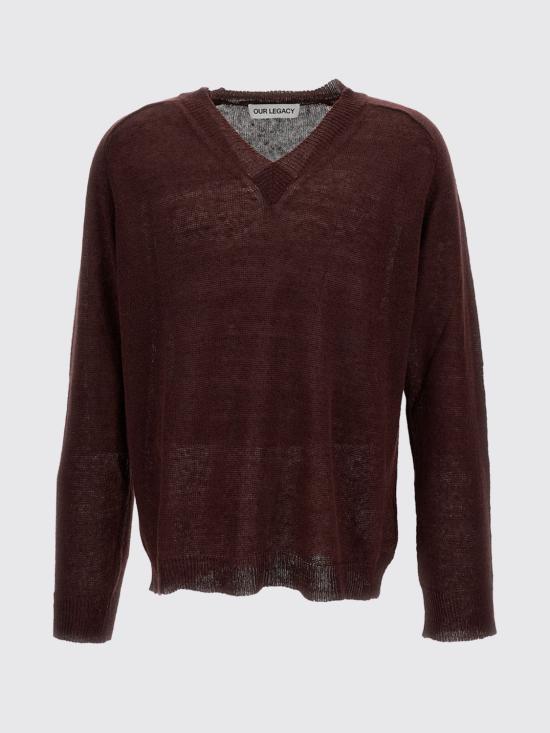 26SS 아워레가시 스웨터 M2263RC Wine - OUR LEGACY