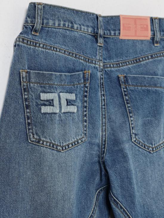 26SS [키즈] 엘리자베타프랜치 진 EFPA3120DF011 4039 Denim - ELISABETTA FRANCHI