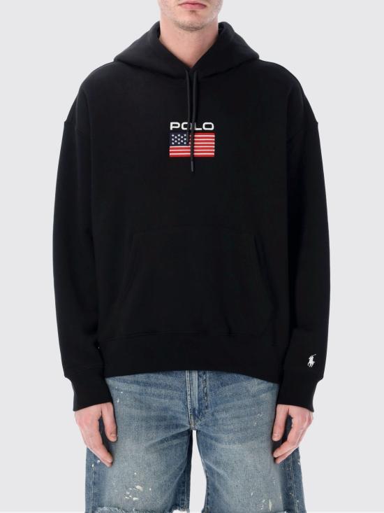 26SS 폴로 랄프로렌 후드 티셔츠 710P05442 003 Black