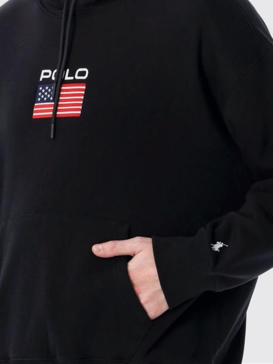 26SS 폴로 랄프로렌 후드 티셔츠 710P05442 003 Black - POLO RALPH LAUREN