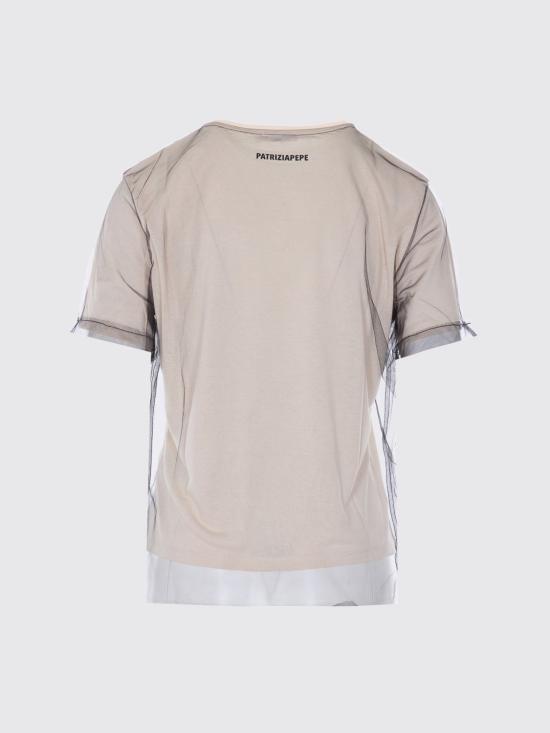 26SS 파트리지아페페 반팔 티셔츠 8M1815J370 J4U3 Yellow Cream - PATRIZIA PEPE