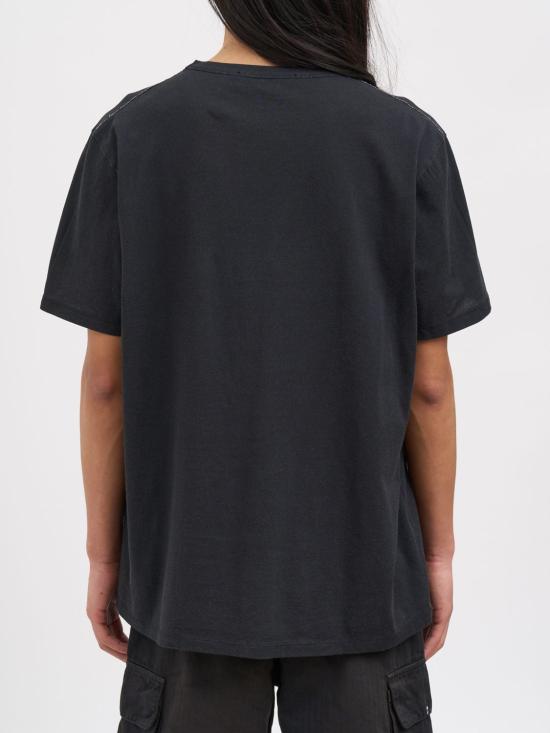 26SS 아워레가시 뉴 박스 티셔츠 폴른 엔젤 프린트 M2266NF Black - OUR LEGACY