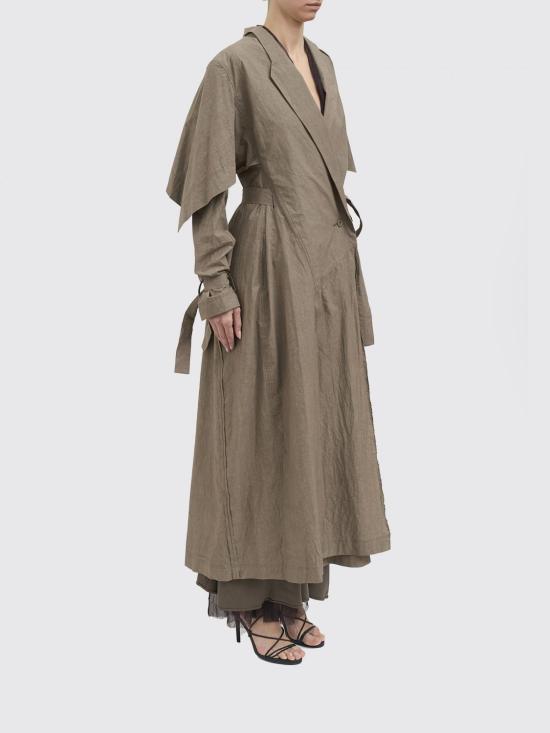 26SS 예후아판 트렌치 코트 N1098 SANDYBROWN Beige - YEHUAFAN