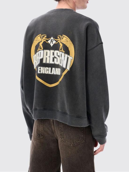 26SS 리프레젠트 긴팔 티셔츠 MLM100367 04 Black - REPRESENT