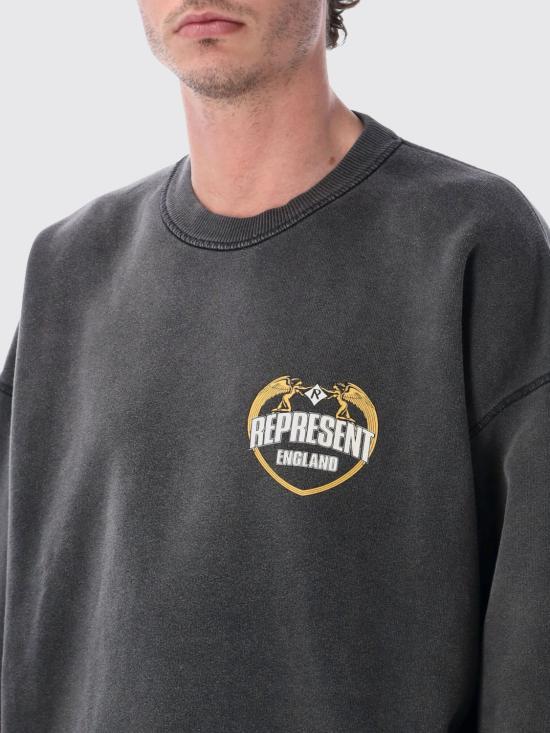 26SS 리프레젠트 긴팔 티셔츠 MLM100367 04 Black - REPRESENT