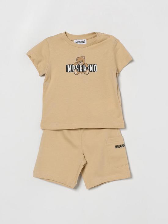 26SS [키즈] 모스키노 오버롤 MUG01ULCA19 20829 Beige