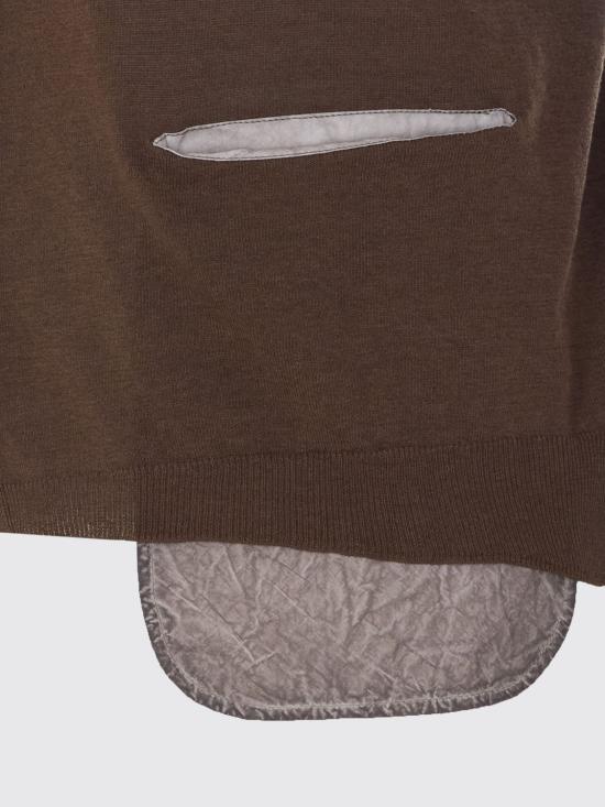 26SS 우마 왕 스웨터 UK7136 UW600 Brown - UMA WANG