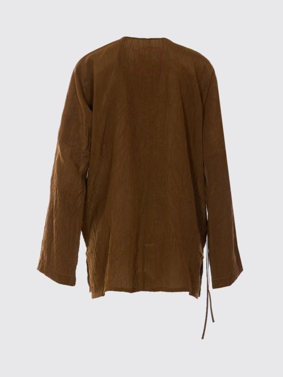 26SS 우마 왕 긴팔 티셔츠 UP1013 UW240 Brown - UMA WANG