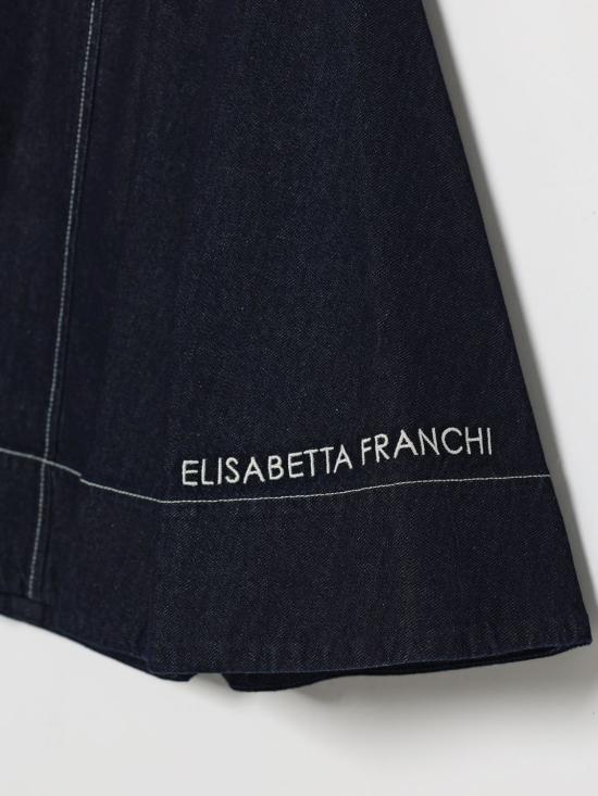 26SS [키즈] 엘리자베타프랜치 스커트 EFGO2050DF011 4040 Denim - ELISABETTA FRANCHI