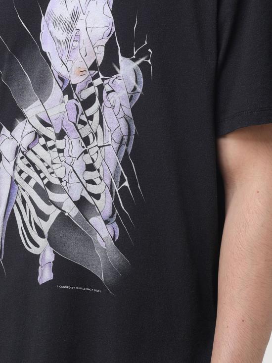 26SS 아워레가시 뉴 박스 티셔츠 사이버네틱 엔젤 프린트 M2266NC Black - OUR LEGACY