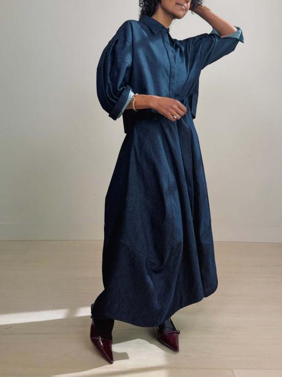  예세이트 데님 스커트 예사엣 루암 - YESAET