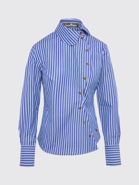 26SS 비비안웨스트우드 셔츠 1501006FW018S K204 Blue - VIVIENNE WESTWOOD