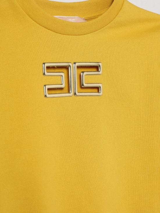 26SS [키즈] 엘리자베타프랜치 풀오버 EFFE1710FF002 2115 Yellow - ELISABETTA FRANCHI