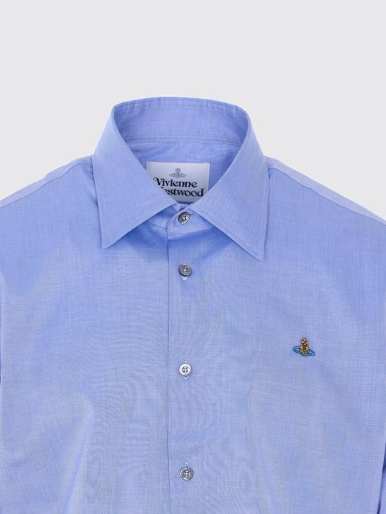 26SS 비비안웨스트우드 셔츠 2401000JW01ES K403 Blue - VIVIENNE WESTWOOD