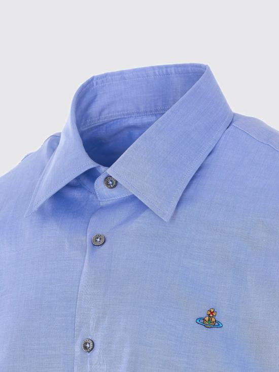 26SS 비비안웨스트우드 셔츠 2401000JW01ES K403 Blue - VIVIENNE WESTWOOD