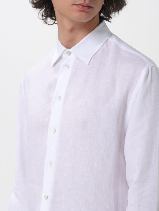26SS 엠포리오 아르마니 긴팔 셔츠 EM000099TE20549 U0002 White - EMPORIO ARMANI