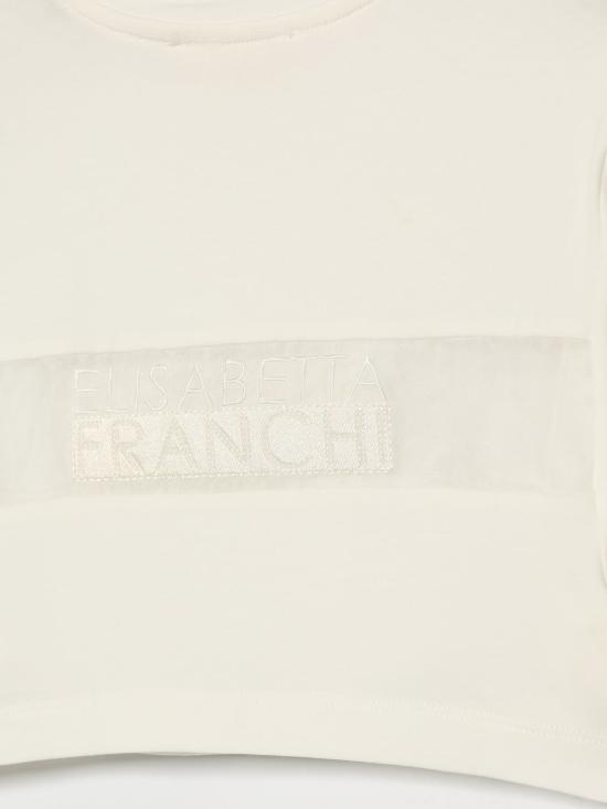 26SS [키즈] 엘리자베타프랜치 티셔츠 EFTS2540JE006 0004 Ivory - ELISABETTA FRANCHI