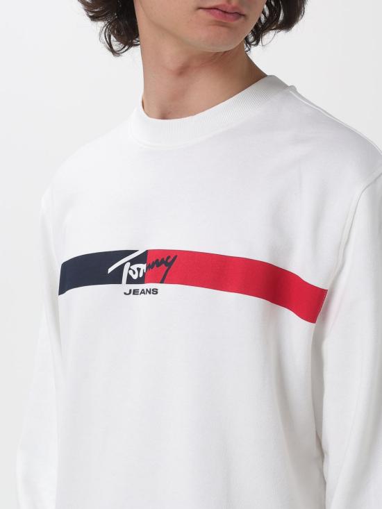 26SS 토미진 긴팔 티셔츠 DM0DM23019 YBL Ecru - TOMMY JEANS