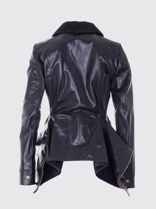 26SS 알렉산더 맥퀸 가죽 자켓 858198Q5AQW 4391 Blue - ALEXANDER MCQUEEN