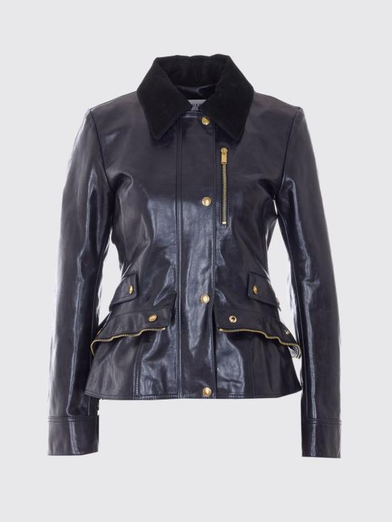 26SS 알렉산더 맥퀸 가죽 자켓 858198Q5AQW 4391 Blue - ALEXANDER MCQUEEN