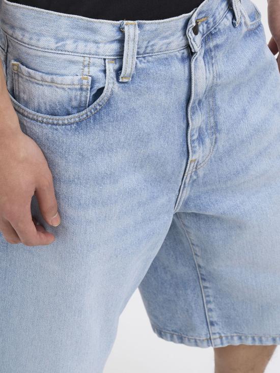 26SS 칼하트 WIP 랭던 쇼츠 I036587 01WU Gnawed Blue - CARHARTT WIP