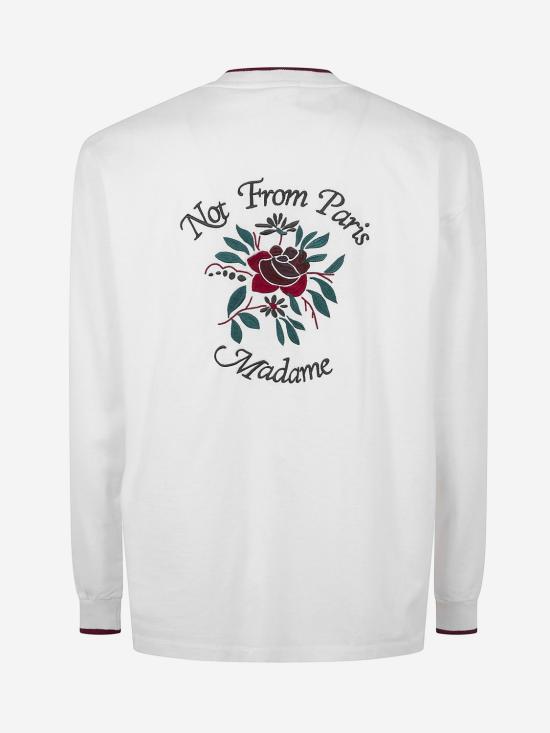 26SS 드롤드무슈 긴팔 티셔츠 JTS287CO248 OFF White - DROLE DE MONSIEUR