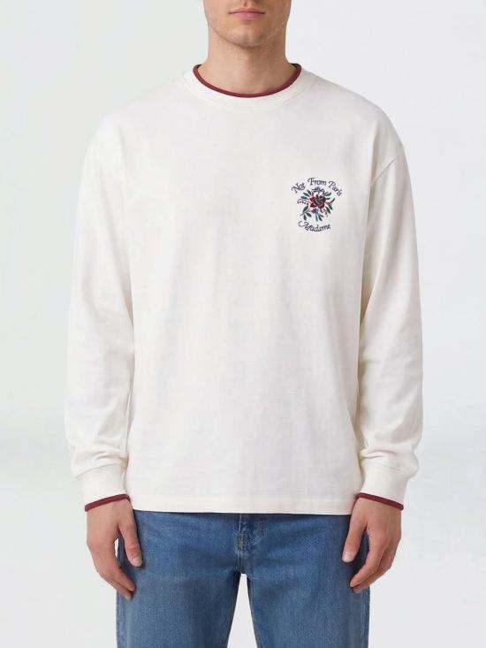 26SS 드롤드무슈 긴팔 티셔츠 JTS287CO248 OFF White