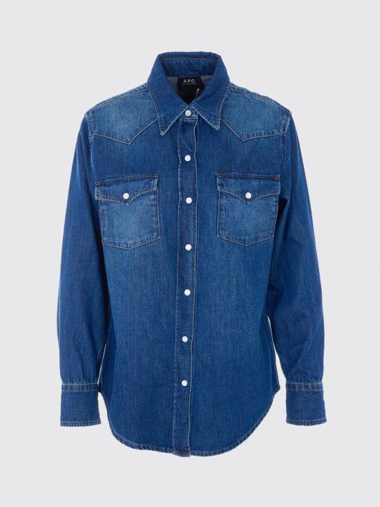 26SS 아페쎄 셔츠 COHMEF12644 IAL Blue - A.P.C.