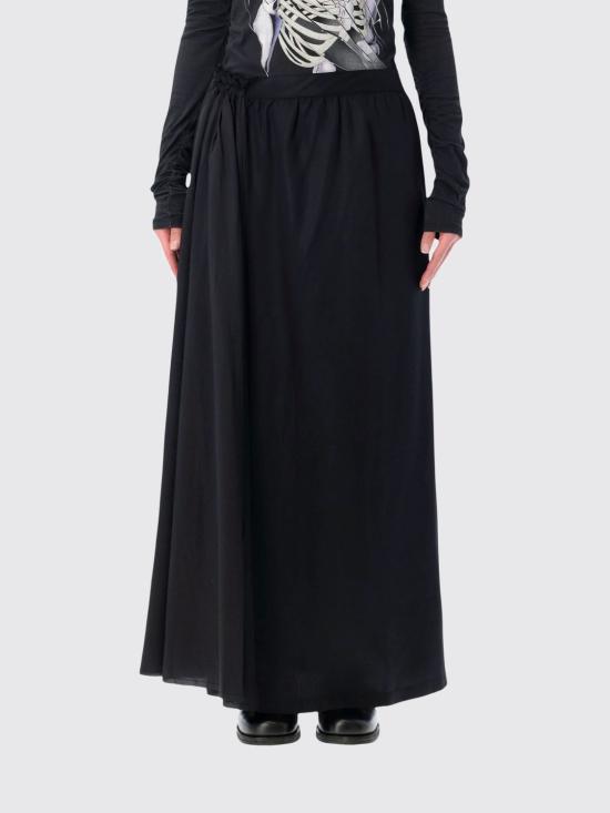 26SS 아워레가시 비치 스커트 드레이핑 W2264BDB Black