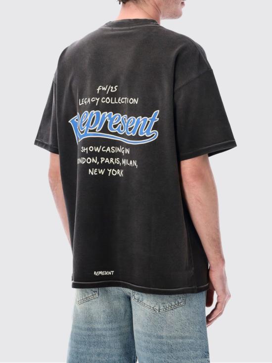 26SS 리프레젠트 반팔 티셔츠 MLM100175 04 Black - REPRESENT