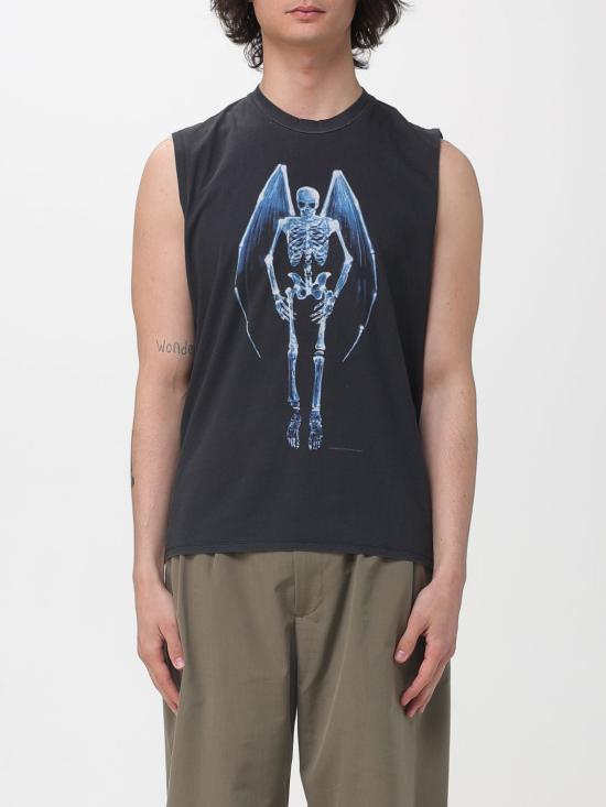 26SS 아워레가시 브리드 탱크 폴른 엔젤 프린트 M2266BF Black