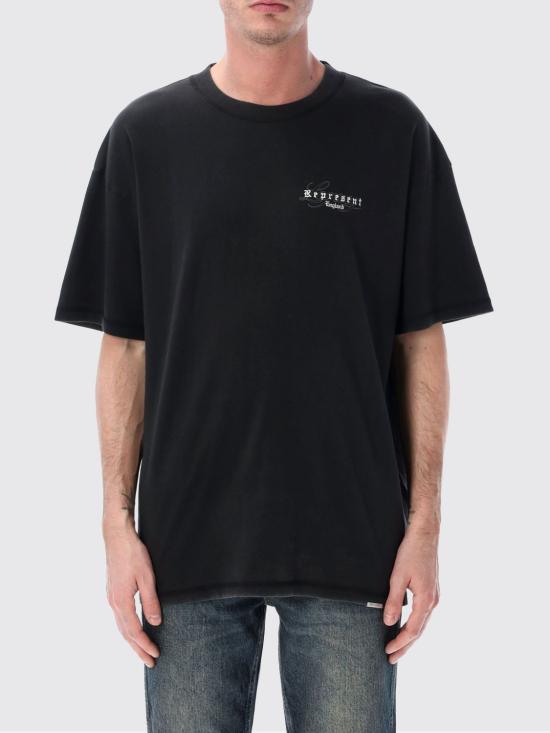 26SS 리프레젠트 반팔 티셔츠 MLM100178 06 Black