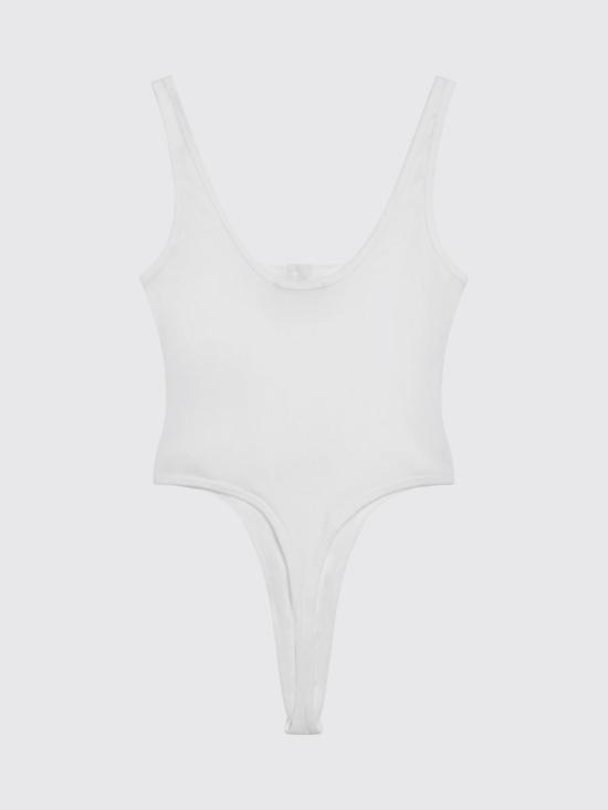 26SS 베르사체 민소매 티셔츠 10196881A09551 1W010 White - VERSACE