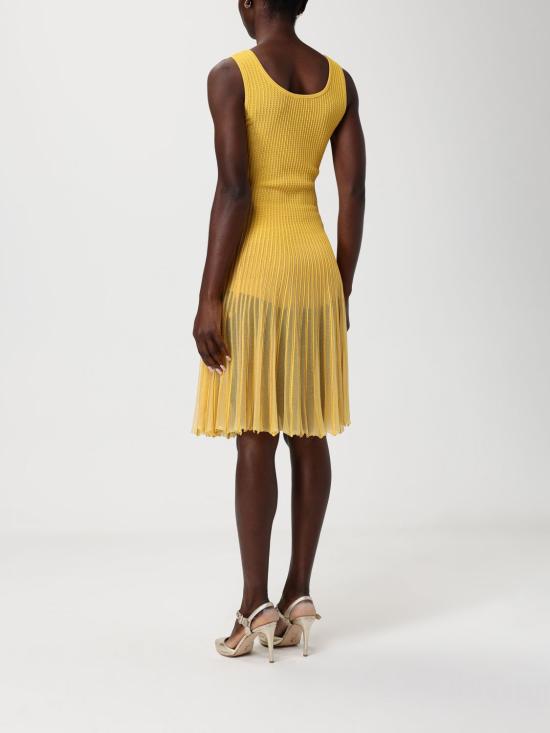 26SS 엘리자베타프랜치 롱 원피스 AM10B61E2 EV4 Yellow - ELISABETTA FRANCHI