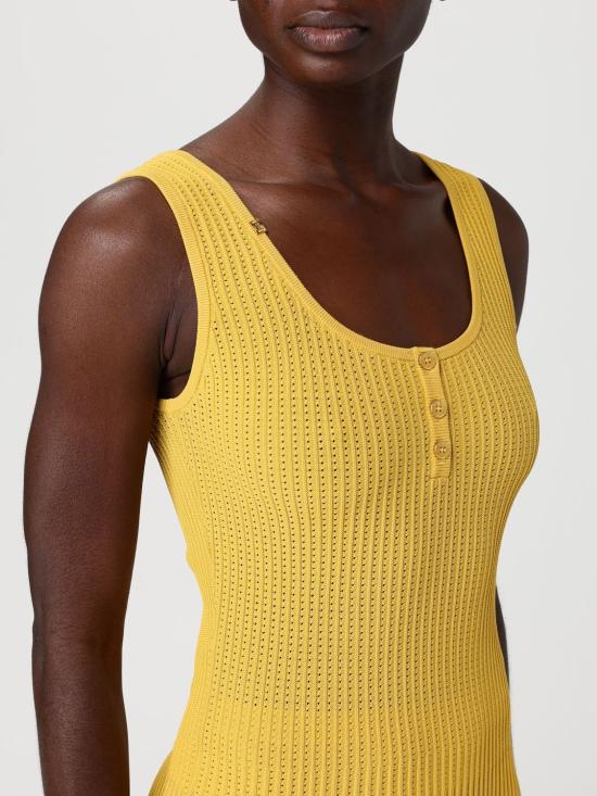 26SS 엘리자베타프랜치 롱 원피스 AM10B61E2 EV4 Yellow - ELISABETTA FRANCHI