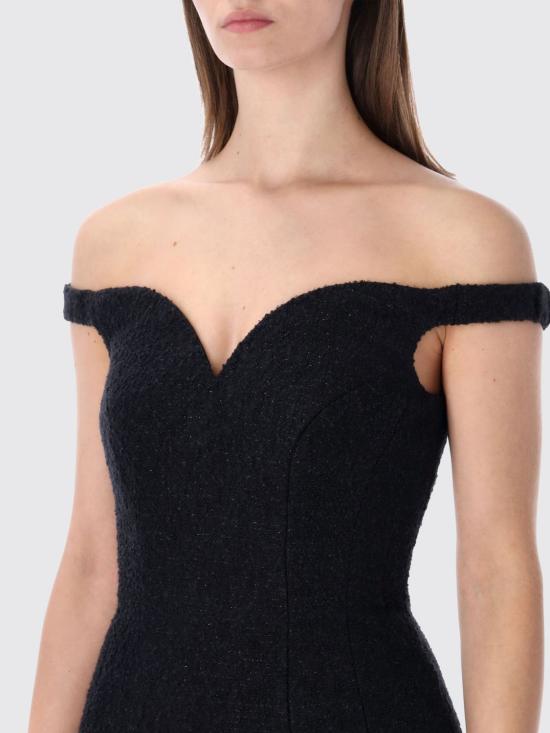 26SS 셀프 포트레이트 롱 원피스 RS26075SB Black - SELF PORTRAIT