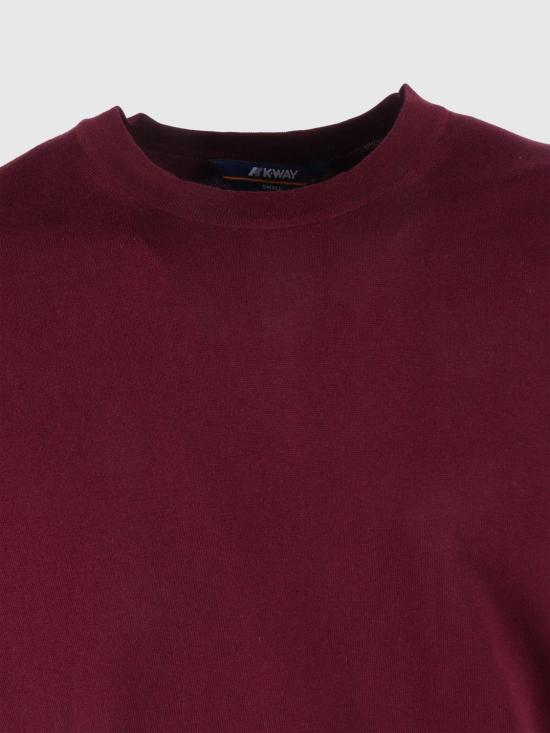 26SS 까웨 반팔 티셔츠 K4126SW WNW Burgundy - K-WAY