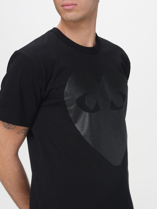 26SS 꼼데가르송 폴로 티셔츠 AXT190051 1 Black - COMME DES GARCONS