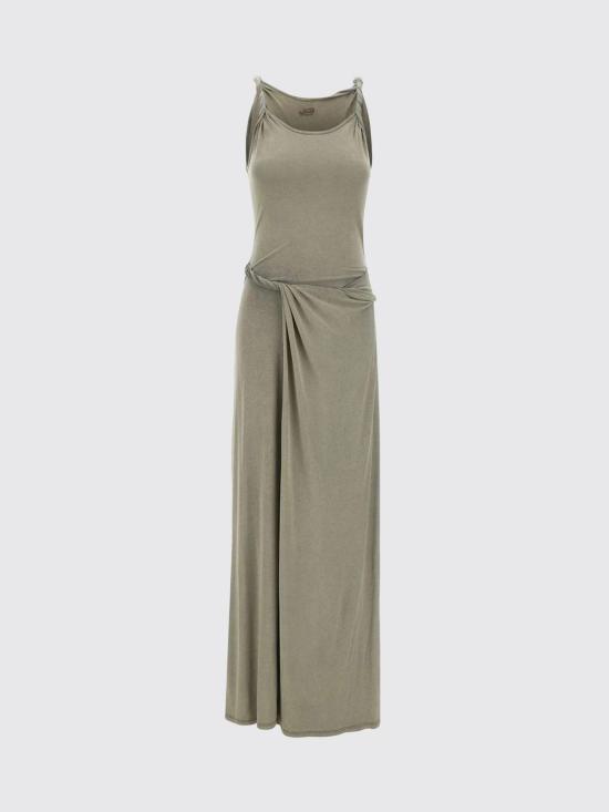 26SS 디젤 D 에스티가 맥시 드레스 A218670EPCJ 5GD Green - DIESEL