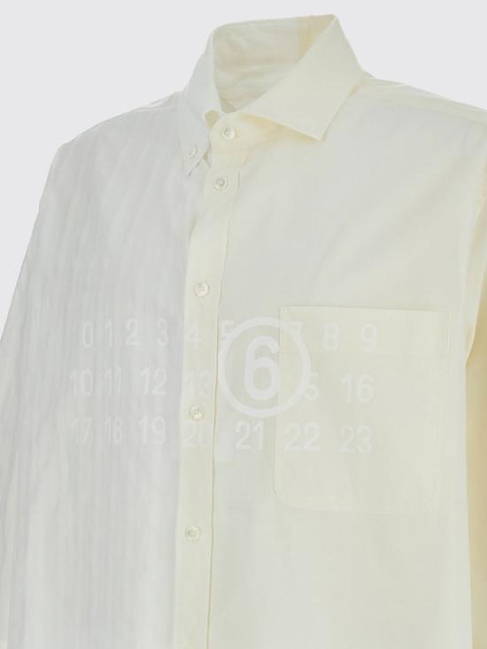 26SS MM6 메종마르지엘라 긴팔 셔츠 SH0DT0025MTN135 961 White - MM6 MAISON MARGIELA