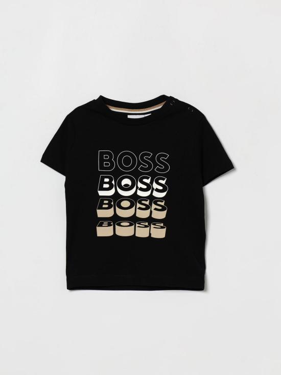 26SS [키즈] 보스 티셔츠 J52889 09B Black