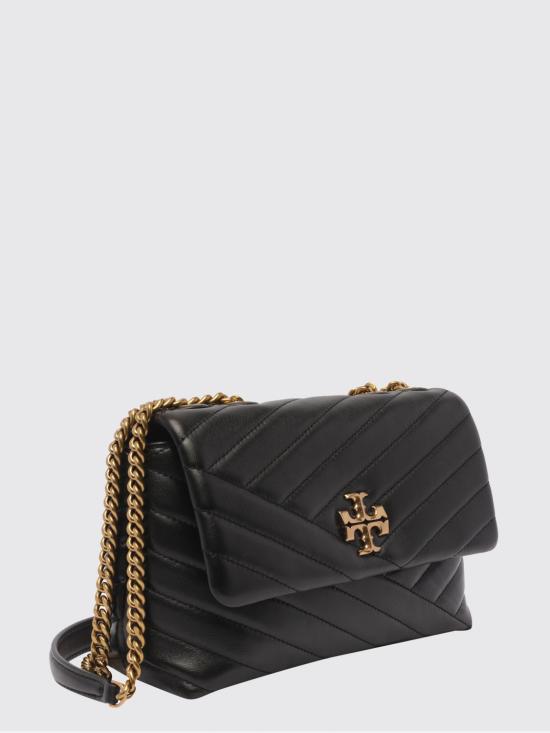 26SS 토리버치 키라 쉐브론 스몰 컨버터블 숄더백 90452 001 Black - TORY BURCH